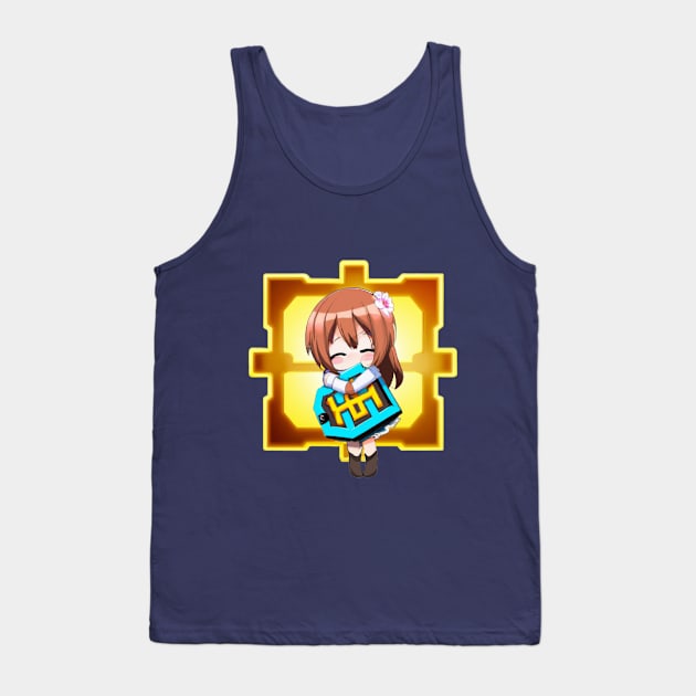 Cute anime character kawaii design for clothing and accessories Tank Top by Fanparty